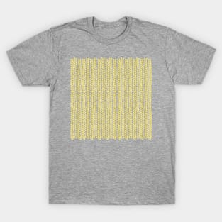 Knit Wave Yellow T-Shirt